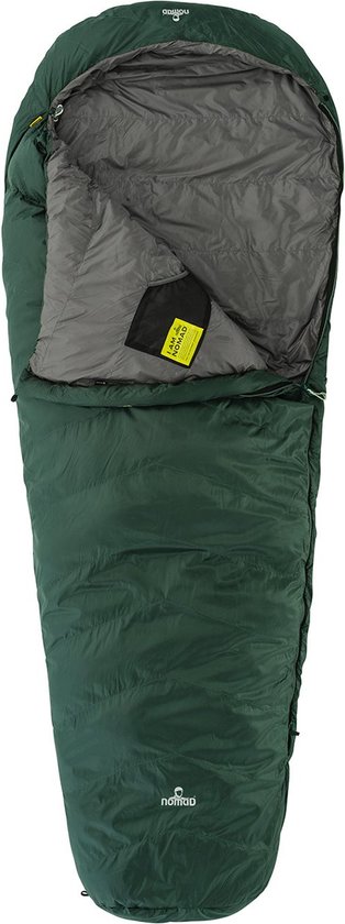 NOMAD® Taurus 400 Slaapzak | 210x80cm Groen | Lichtgewicht & Kwalitatief | Slaapzak | Incl Hoes van NOMAD