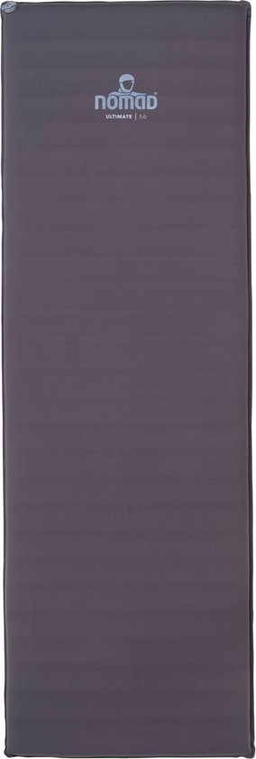 NOMAD® Ultimate 5.0 Slaapmat | 198x63 | Dikte 5 cm | Grijs | Lichtgewicht 1 Persoons Luchtbed | Lichaam vormend materiaal | Incl Hoes van NOMAD