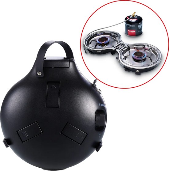 nomadiQ draagbaar outdoor kooktoestel - Het ultieme lichtgewicht draagbare gas kooktoestel - Ideaal voor op de camping & vakantie van NOMAD
