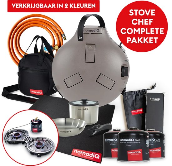 NomadiQ Pakket - STOVE CHEF COMPLETE van Merkloos