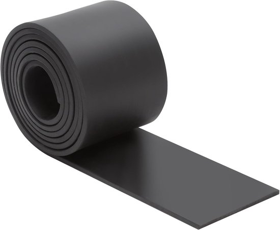 Non-slip rubberen rol van 3 mm x 50 mm x 1 m voor isolatie, antivibratie en industriële bescherming, perfect voor deuren, ramen en werkplaatsen