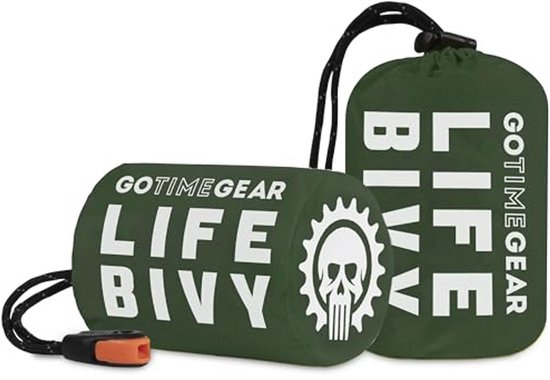 Nood Bivakzak en Thermo Bivvy voor Overleving - Lichtgewicht en Compact met Survival Accessories van The Friendly Swede