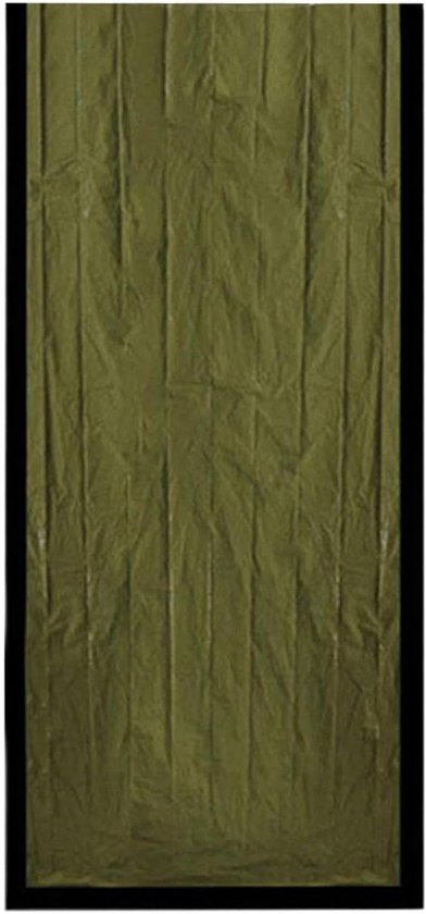 Nood slaapzak - Survival bag redding - Outdoor avontuur - Thermisch reflecterende technologie - 266 cm - Groen