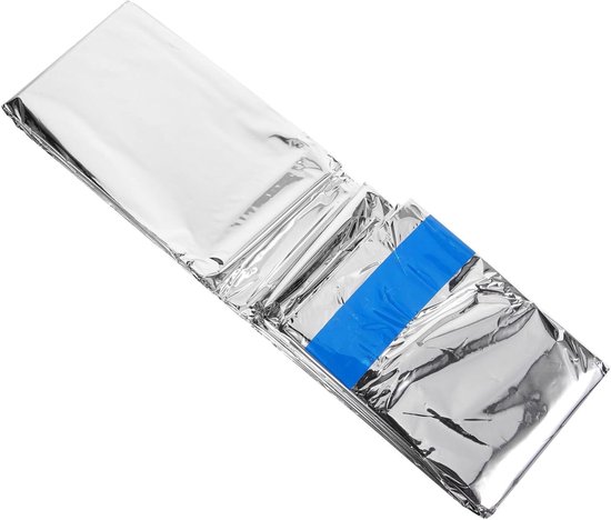 Nood Slaapzak - Survival Bag Thermodeken - Buiten Overleven - Winddicht Warmte Vasthoudend - 200x100cm - Zilver