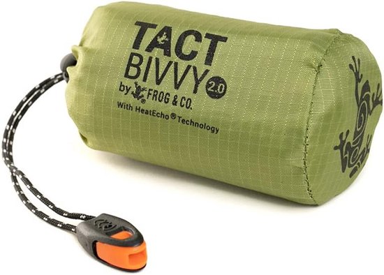 Nood Slaapzak - Survival deken - Buiten overleven - Warmte reflecterend - 213 cm - Groen