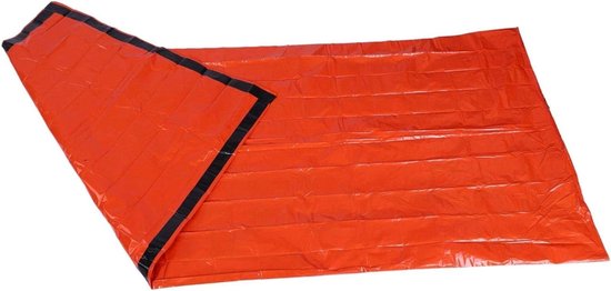 Nood Slaapzak - Survival Slaapzak Thermische Zak - Outdoor Overleving - Waterdicht en Koudebestendig - 200 x 90 cm - Oranje