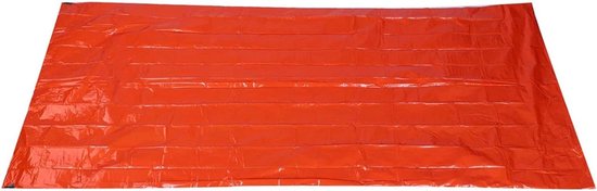 Nood Slaapzak - Survival Zak Thermische Zak - Buiten Activiteiten - Warmte Reflecterend Materiaal - 210 x 90 cm - Oranje