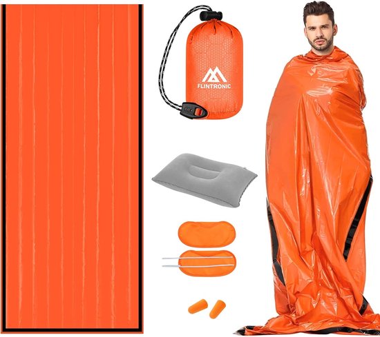 Nood Slaapzak Waterdicht & Warmte Isolerend voor Outdoor Survival