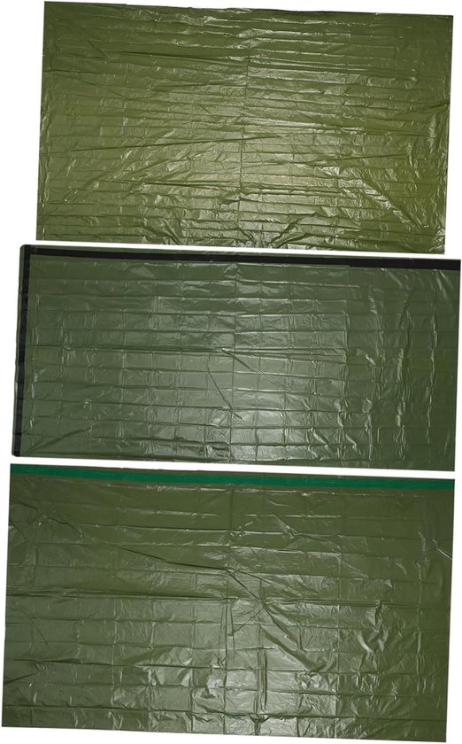 Nood Tent Set - Nood Slaapzak - Outdoor Noodgeval - Thermale Bescherming - 240x150CM - Olijfgroen