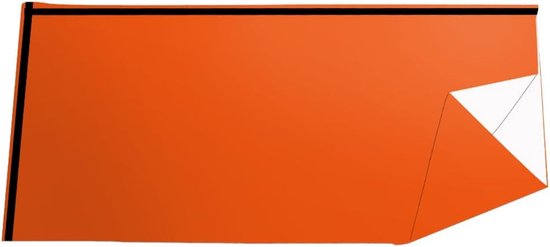 Nooddeken Slaapzak - Thermische Bivy Bag - Buiten Activiteiten - Houdt Lichaamswarmte Vast - 205 x 93 cm - Oranje