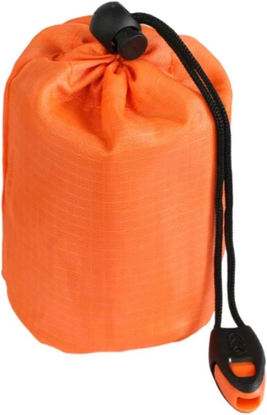Nooddeken Thermisch - Bivvy Sack - Outdoor Overleven - Waterdicht Reflecterend - 210 x 90 cm - Oranje