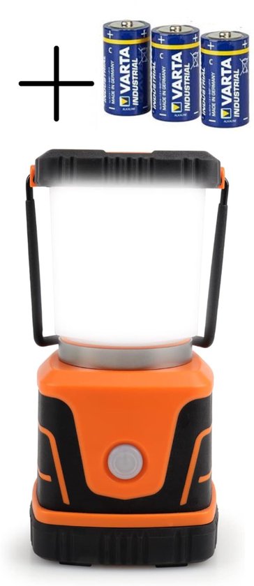 Noodlamp - Noodlamp bij Stroomuitval - Noodlamp voor Oorlog - Inclusief Batterijen - 1500 Lumen - Noodlamp voor Thuis - Kampeerlamp - Tentlamp van Merkloos
