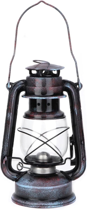 Noodlamp - Noodlamp bij Stroomuitval - Noodlamp voor Oorlog - Noodlamp voor Thuis - Petroleumlamp - Kampeerlamp - Tentlamp van Merkloos