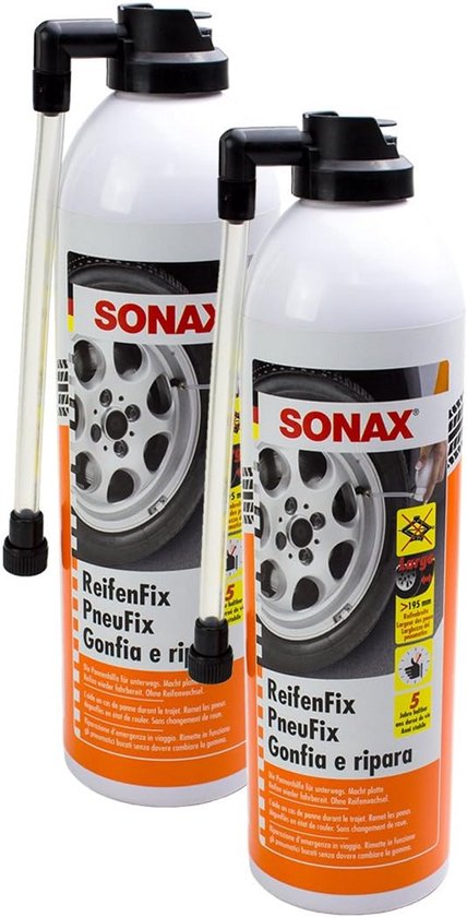 Noodset bandenreparatie voor lekke banden direct op te pompen 400 ml