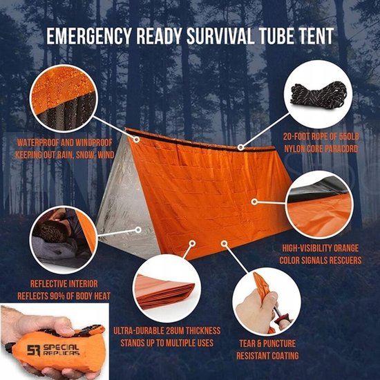 Noodtent Thermisch - Compact & Veilig voor Outdoor Avonturen