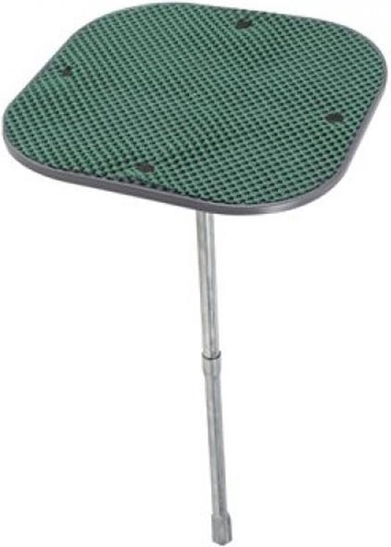 NordFalk campingtafel 25x25x47 cm - Kampeertafel | Bijzettafel tuin - Aluminium met afschroefbare prikpoot van NordFalk