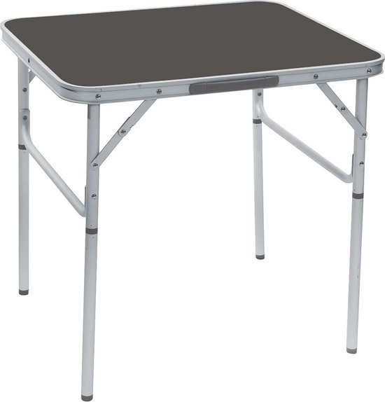 NordFalk campingtafel inklapbaar 70x60 cm - Kampeertafel - Inklapbare tafel lichtgewicht - Zwart van NordFalk