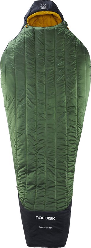 Nordisk Gormsson -10° Mummy Slaapzak M, zwart/groen van Nordisk