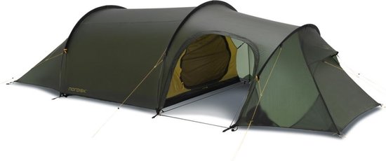 Nordisk Oppland 3 - Tunneltent - 3-Persoons - LW groen van Merkloos