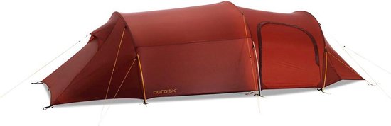 Nordisk Oppland 3 Tunneltent - Rood - 3 Persoons van Nordisk