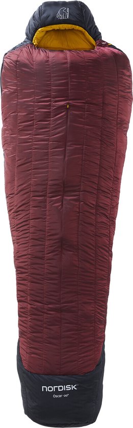 Nordisk Oscar -20° Mummy Slaapzak XL, zwart/rood van Nordisk