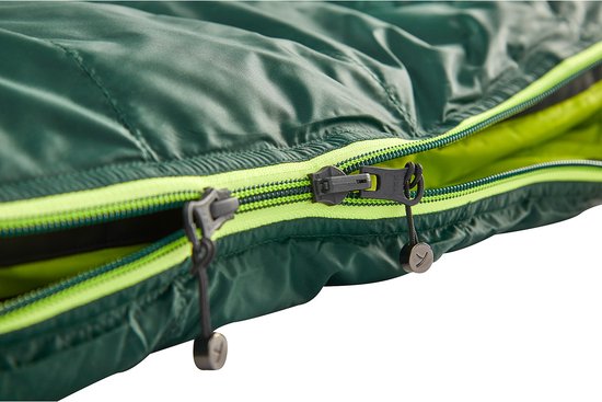 Nordisk Tension 500 Slaapzak Groen Short / Left Zipper Man,Vrouw