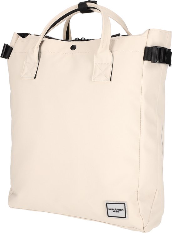 Nörlander Enkele fietstas 16L - Met handvat - Boodschappen rugtas - Off-White van Norlander