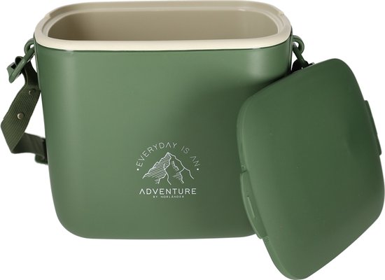 Norlander Koelbox Adventure - 5 Liter - Met draagriem - Polypropyleen - Groen van Norlander