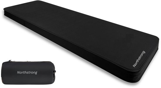Northstrong | 1 persoons | automatisch opblaasbare super comfortabele matras | extra lang, breed en dik | 200 x 75 x 10 van Northstrong