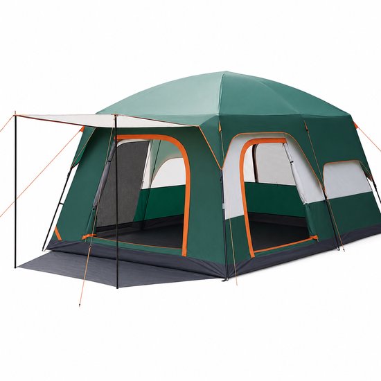 Novari - Tent - Kampeertent - Camping tent - UV bescherming - Stahoogte 180cm - Water en windbestendig - Stevige constructie van Novari