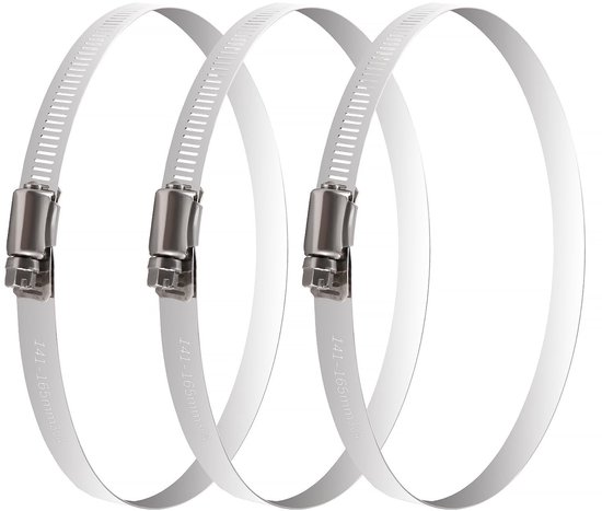 NTH products- Slangenklem 141-165mm - Slangklemmen Set - RVS Slangklemmen - Verstelbare Slangklem - Waterdicht - Anticorrosie Eigenschappen