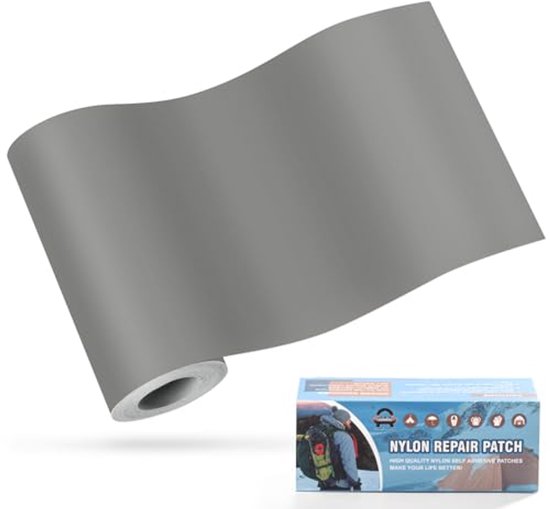 Nylon Zelfklevende Reparatie Patch 10x160cm - Waterdicht en Ideaal voor Tenten, Donsjacks en Slaapzakken van Merkloos