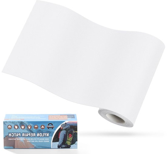 Nylon zelfklevende reparatiepatches, 10x160cm waterdicht voor tenten, jassen en slaapzakken van Merkloos