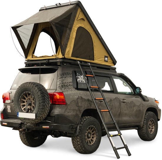 OFFLANDER TRIANGLE SLIM - Dak Tent - Coyote - Aerodynamisch - Snel op te Zetten van Merkloos