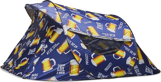 Oh Crabb - pop up tent / festival tent + vlaggenlijn - ruime 2/3 persoons tent - bier, Oktoberfest - lichtgewicht - camping en festival van Oh Crabb