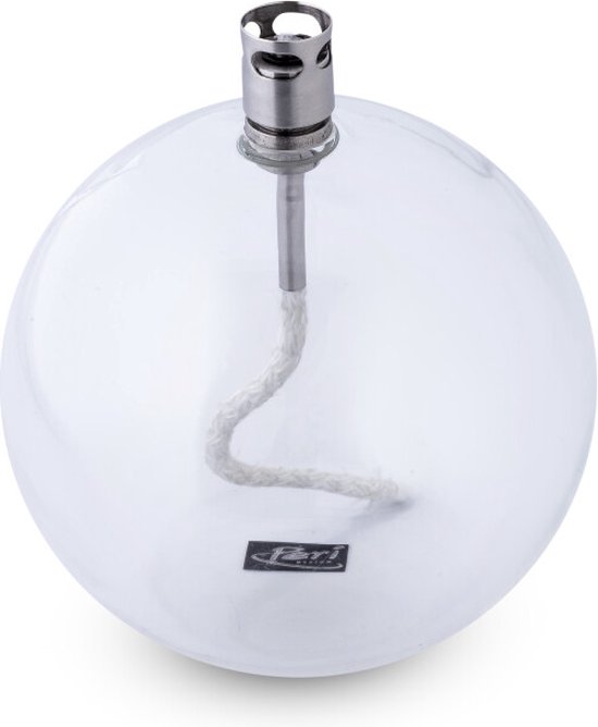 Oillamp - Bol - Peri - Ø 11 cm - Glas - Glasvezel van Mica Decorations