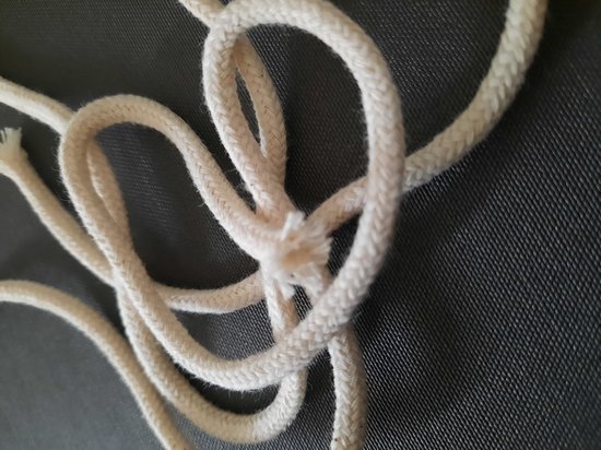 Olielamp lont - rond 3mm - 1 meter - Stormlantaarns van Theekoepel