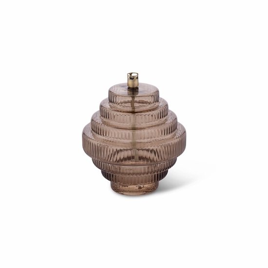 Olielamp - Peri Living - Twin champagne brass M - Ø15x 17.5cm - nr:1305 - Messing