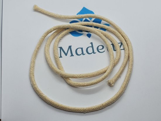 Olielampen lont 100CM - Long burn   (4mm) van The Twiddlers