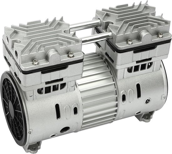 Olievrije Vacuümpomp – Vacuüm Pomp – Compressor Pomp – Stille Pomp – Laboratorium Pomp – 550W 220V – Stil Geluid 65dB – 8 Bar Maximale Druk van Merkloos