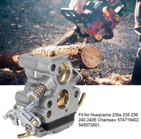 Omabeta Tuinserie Carburateur vervangingskit – Geschikt voor Husqvarna 235e 235 236 240 240E – 574719402 545072601 van Omabeta