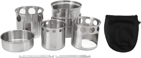 Omgoods - Camping Pannen Set - Kookgerei voor Buiten en Backpacking