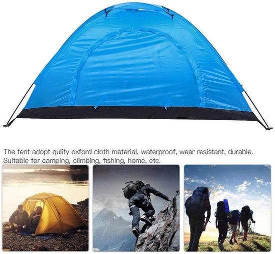 OmGoods - Dailygoody - Buitentent - Enkele persoon - Waterdichte backpacktent - Vier seizoenen - Perfect voor wandelen - Compact en lichtgewicht
