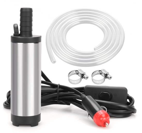 Omgoods - Diesel Dompelpomp 12V met Slang en Sigarettenaansteker