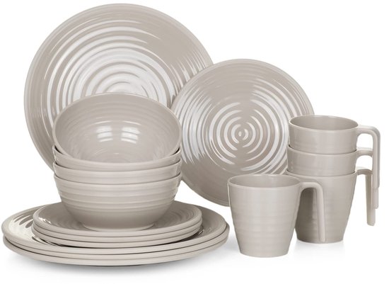 Omgoods - Melamine Camping Servies Set voor 1-4 Personen