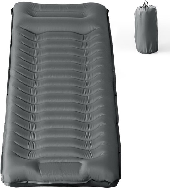 Omgoods - Opblaasbaar Camping Slaapmat met Kussen - Waterdicht en Scheurvast