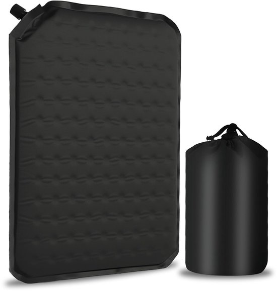 Omgoods - Opblaasbare Reismat van Traagschuim - 40 x 30 cm - Draagbaar en Waterdicht