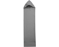 Omgoods - Slaapcapsule - Grijze 360° Verpakkende Slaapzak 185x50cm