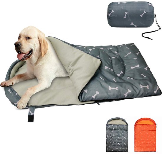 Omgoods - Waterproof Hondenslaapzak voor Binnen en Buiten 100 x 60 cm