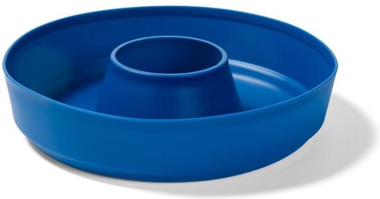 Omnia Silicone Bakvorm voor Camping Oven blauw van Omnia.